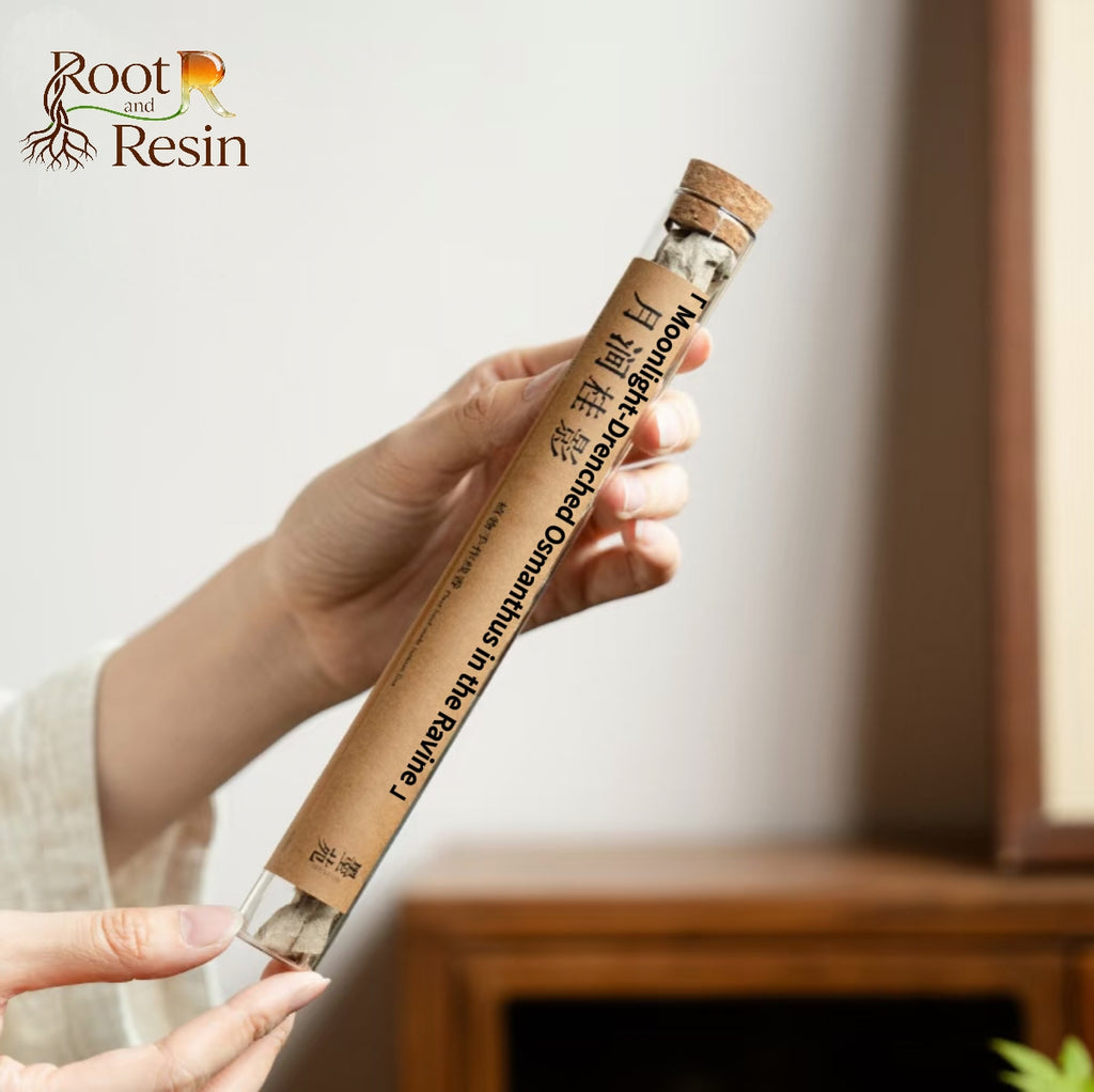 "Moonlight-Drenched Osmanthus in the Ravine"-Botanical Hand-Rolled Incense