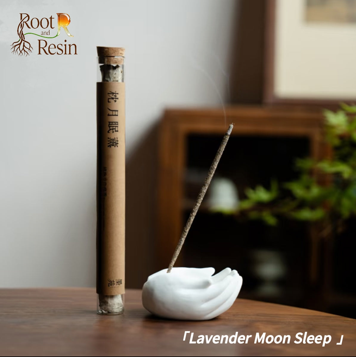 "Lavender Moon Sleep"-Botanical Hand-Rolled Incense