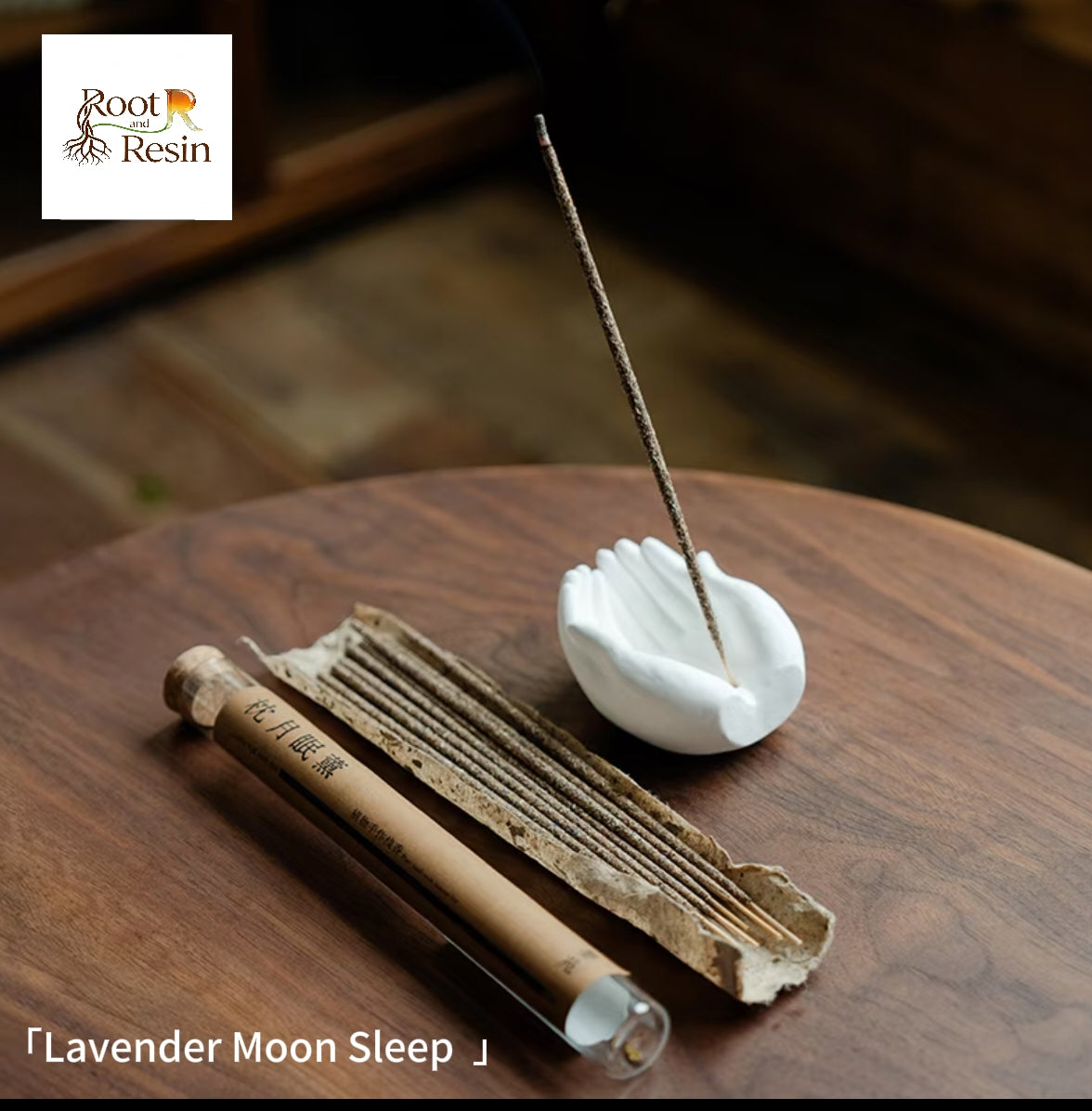 "Lavender Moon Sleep"-Botanical Hand-Rolled Incense