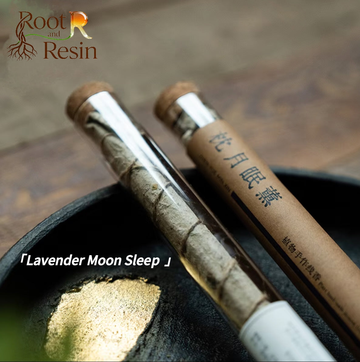 "Lavender Moon Sleep"-Botanical Hand-Rolled Incense