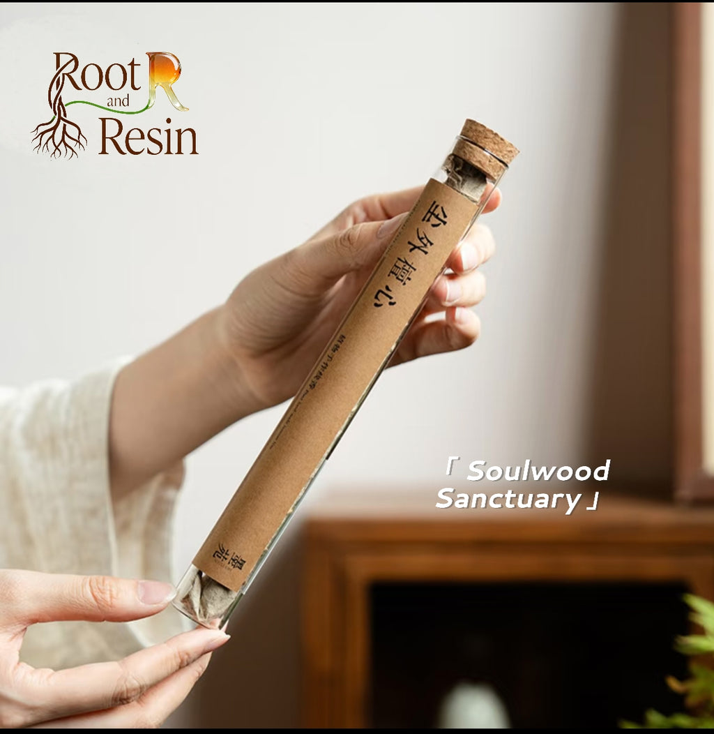 "Soulwood Sanctuary"- Botanical Hand-Rolled Incense