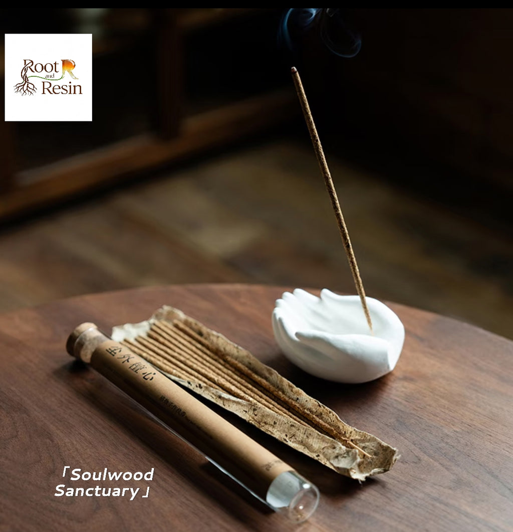 "Soulwood Sanctuary"- Botanical Hand-Rolled Incense