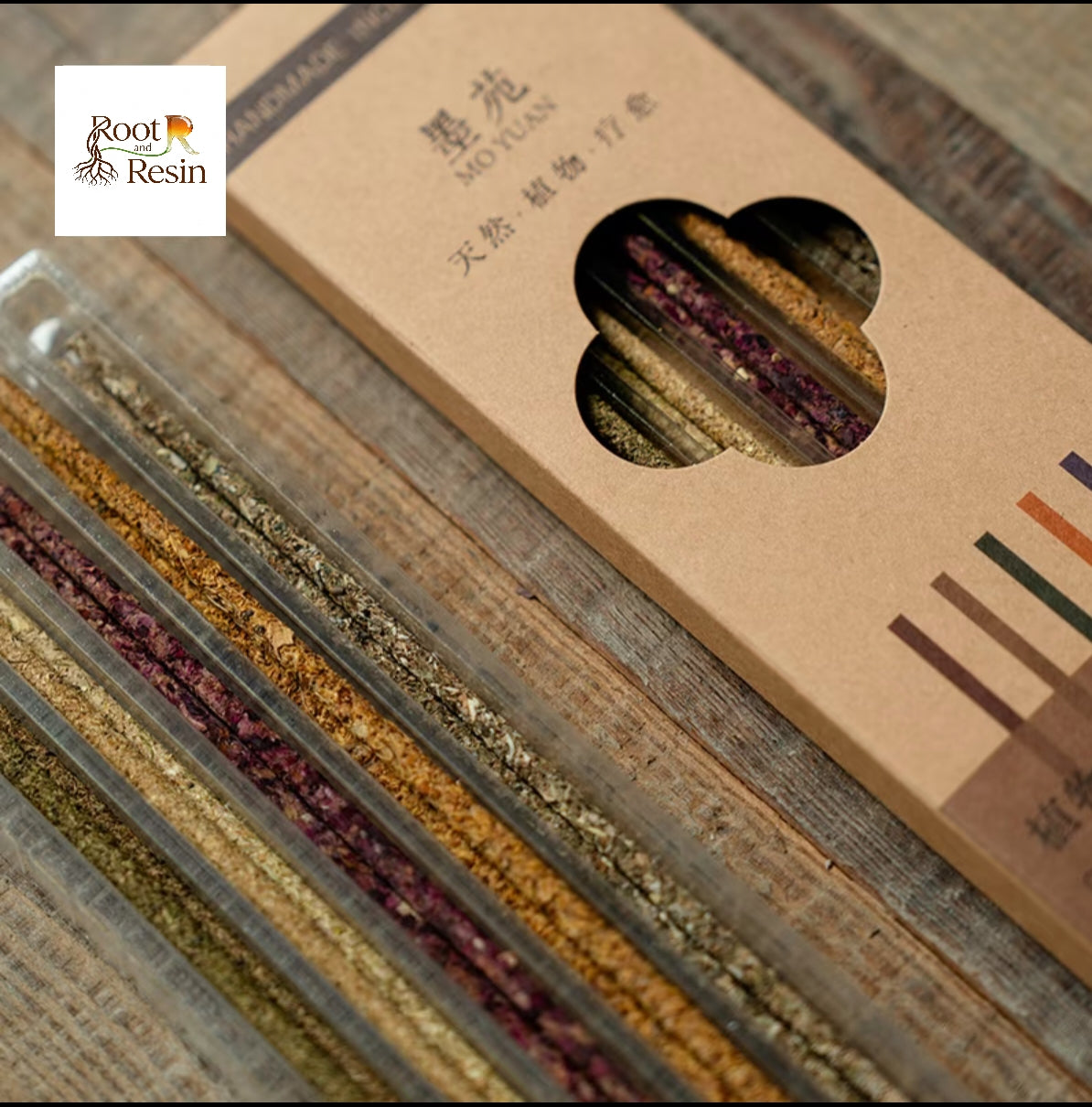 "5 Fragrances to Experience" Present Hand-Shaped Incense Holder