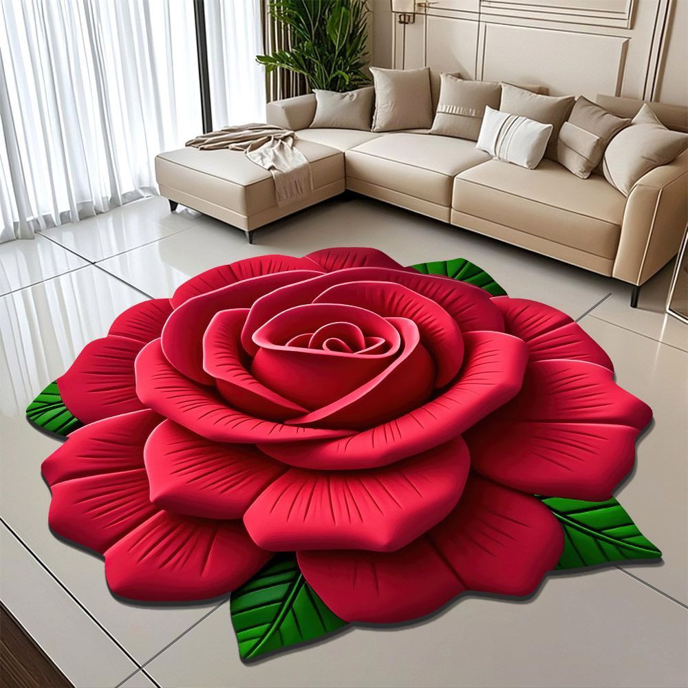 3D living room home floor mat