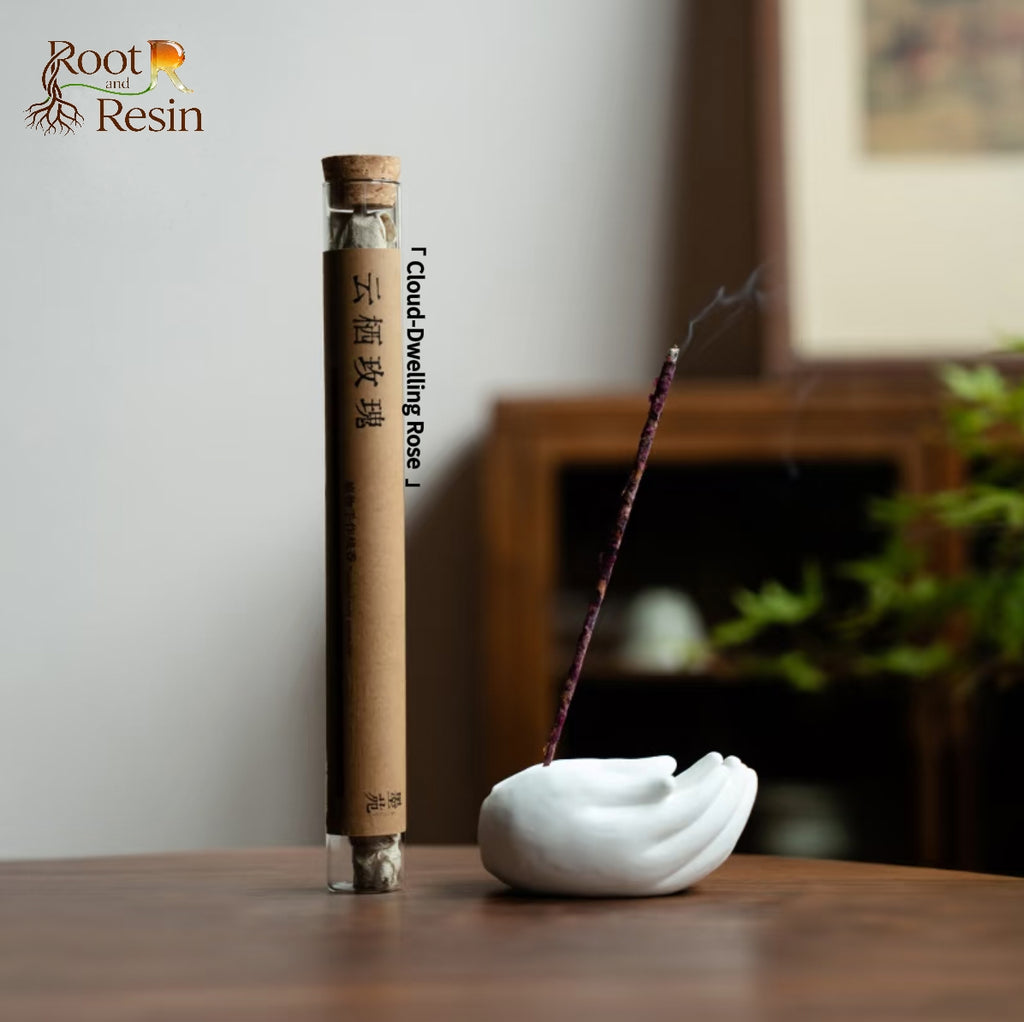 "Cloud-Dwelling Rose"-Handmade rose incense sticks